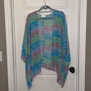 Nymphe Neon Print Kimono